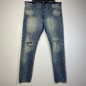 Jordan Craig Ross Jeans Herren Gr. 38x32 Desert Wash Distressed Stretch Denim - Bild 1 von 14