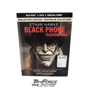 The Black Phone (Blu-ray/DVD, 2022, 2-Disc Set) Movie Bilingual , Tested ! - Picture 1 of 3