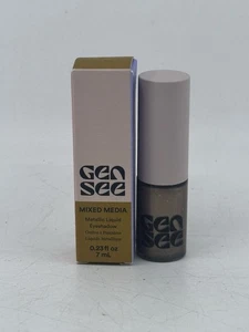 New Gen See Mixed Media Metallic Brown Liquid Eyeshadow First Light 0.23 fl oz - Picture 1 of 3