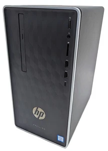 HP Pavilion 590-p0033w MT Desktop i3-8100 3.60GHz 16GB RAM 256GB NVMe Windows 11 - Picture 1 of 20