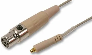 PULSE - Kabel Mikrofon Headset 4 Pin Mini XLR, Warna Krim - Picture 1 of 1