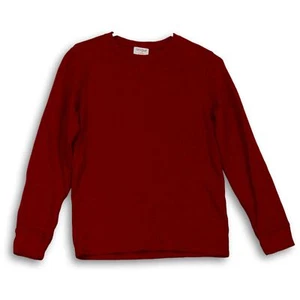 Cat & Jack Girls Red Regular Fit Crew Neck Long Sleeve Pullover Sweater Size L - Picture 1 of 4