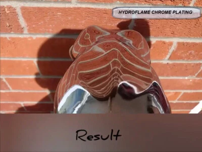 CHROME EFFECT BRUSH PLATING SPRAY PAINT CRAFT ART DECORATION RESTORATION - Image 1 of 4