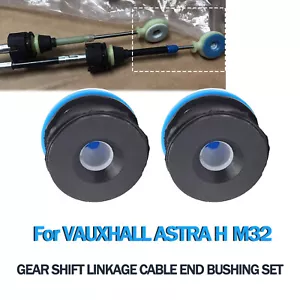 FOR VAUXHALL ASTRA H M32 MANUAL GEAR SHIFT LINKAGE CABLE END REPAIR BUSHING SET - Picture 1 of 7
