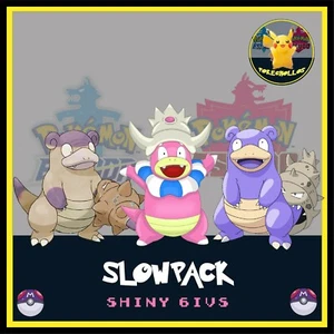 ✨ SLOWBRO SLOWKING PACK ultra Shiny 6 iv ' s ✨ | pokemon 🗡️ espada | escudo🛡️ - Picture 1 of 3