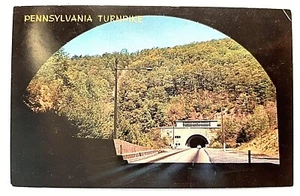 Pennsylvania Turnpike Tunnels Postcard Kittatinny and Blue Mountain Tunnels - Picture 1 of 2