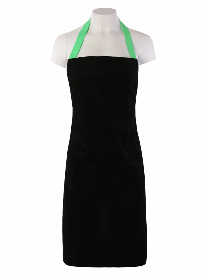 Unisex Durable Adjustable Strap Front Pockets Bib Apron Twill - Image 1 of 1