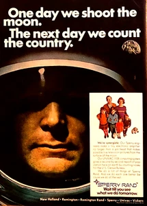 SPERRY RAND UNIVAC 1108 COMPUTING SYSTEM—VINTAGE 1969 MAGAZINE ADVERTISEMENT AD - Picture 1 of 1
