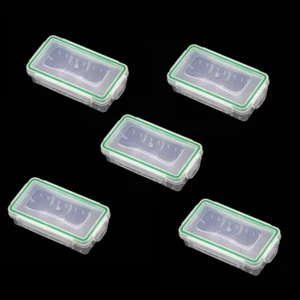 5 pcs Waterproof Battery Storage Case Holder Organizer for 18650/CR123A A932 - Picture 1 of 9