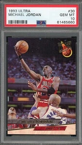 Michael Jordan 1993 Fleer Ultra Basketball Card #30 Graded PSA 10 - Picture 1 of 2
