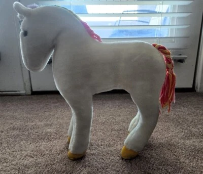 Vintage 1983 Rainbow Brite STARLITE Horse 12” Plush Stuffed Toy Hallmark 0207 - Image 1 of 4