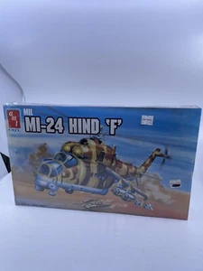 1988 AMT Ertl MIL MI-24 HIND "F" 1/72 MODEL HELICOPTER Gun Ship - Picture 1 of 5