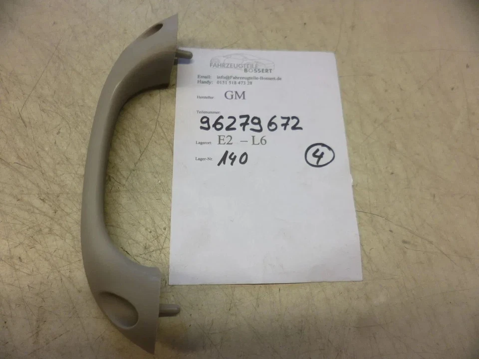 Daewoo Lanos Spark Griff Handgriff Haltegriff Griffstange Handle Assist 96279672 - Imagem 1 de 1