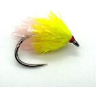 6 x Yellow / Coral Blobs - Trout Fishing Flies