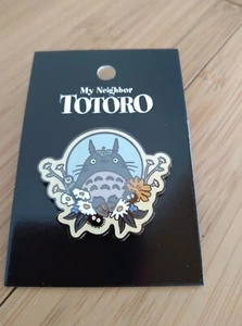 Studio Ghibli My Neighbor Totoro Floral Enamel Pin - Picture 1 of 2