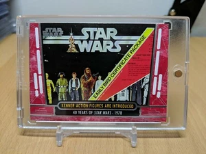 Topps Star Wars 40th Anniverary - Base 1/1 Red Parallel - Kenner Action Figures - Picture 1 of 7
