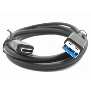 Dell USB-C to USB 3 Gen1 Type A Cable 1.8m Black Charging & Data - Picture 1 of 16