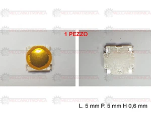 PULSANTE MICRO SWITCH CHIAVE TELECOMANDO FIAT 16 SEDICI OPEL SUZUKI 4 PIN - Picture 1 of 1