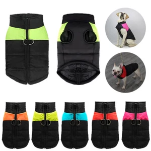 Impermeable Ropa para mascotas Chaqueta para perros Abrigo de invierno Impermeable Chaleco Perro NUEVO - Imagen 1 de 18
