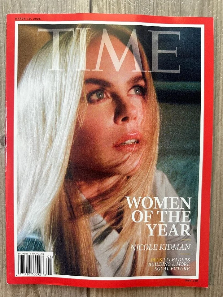 NICOLE KIDMAN 2025 TIME WOMEN OF THE YEAR Time Magazine March 30 Issue 13 OTHERS - Image 1 of 1