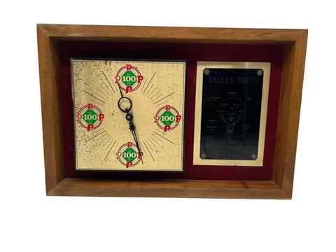Philadelphia Phillies Centennial Team 100th Anniversary Clock, Plaque **RARE** Cover