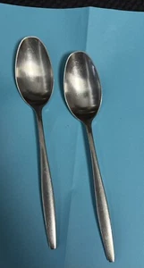 MCM Dansk Designs Germany IHQ 2 (zwei) ovale Suppenlöffel 8 Zoll Edelstahl Besteck - Bild 1 von 3