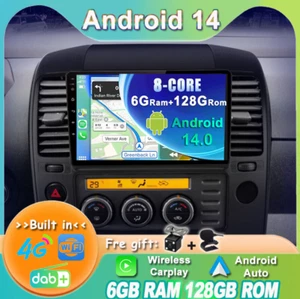 Android 14 Autoradio GPS Navi Car Play Per Nissan Navara D40 2006-2012 DAB+ QLED - Foto 1 di 18