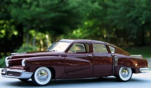 Tucker Classic Car Vintage Concept Custom Built 1 24 Metal Body Model - Picture 1 of 12