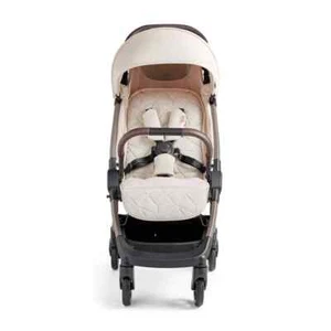 Silver Cross Clic Stroller Compact Pushchair Cabin Approved Travel Pram Almond - Picture 1 of 5