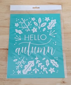 Chalk Couture HELLO AUTUMN TRASFERIMENTO serigrafia taglia B 8,5"X11" - Foto 1 di 2