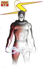 Project Superpowers Comic 4 Cover B Pyroman White Alex Ross First Print 2008