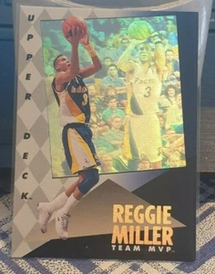 1992-93 Upper Deck Team Jugador Más Valioso Reggie Miller Holo Card - Indiana Pacers - Imagen 1 de 1