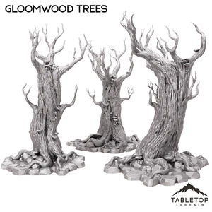 Gloomwood Trees - Fantasy Trees - Fantasy Tabletop Terrain - Picture 1 of 10
