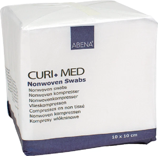 ABENA 1000 Vlieskompressen 10 x 10 cm Curi Med unsteril 4-fach 10 x 100 Stück