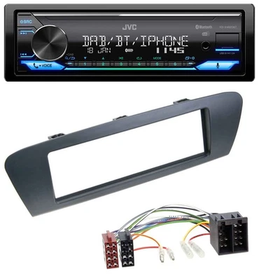 JVC Bluetooth DAB USB MP3 Autoradio für Renault Scenic (ab 09) - grau - Bild 1 von 4