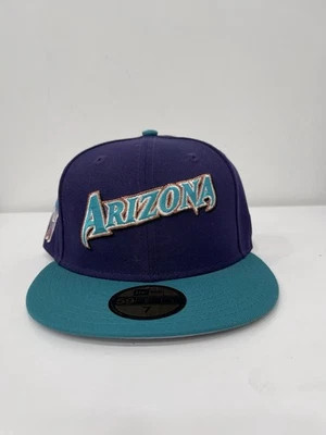 Arizona Diamondbacks New Era Hat Club Side Patch Fitted Cap Hat Size 7 - Image 1 of 4