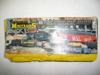 Minitrains H0e Zugset Feldbahn-Diesellok, 4 Loren und Gleise defekt f. Bastler! - Bild 1 von 4