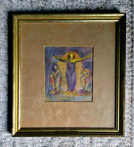 Stella Bloch Isadora Duncan Pastell SB Monogramm Original Anfang 1900 GERAHMT, SELTEN - Bild 1 von 12