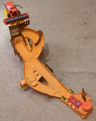 Disney Pixar Cars Escape From Frank Track Set 2014 Mattel Usado Juego Completo Foto 1 de 4