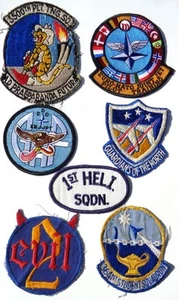 US Air Force USAF patches pilot training student squadron Forces Iceland Evil 2 - Picture 1 of 2