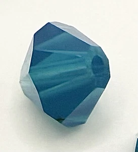 30 pcs Genuine 5301 Swarovski 5mm Bicone Beads in Caribbean Blue Opal Colour - Picture 1 of 4