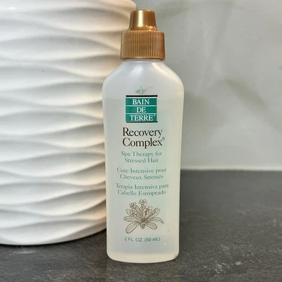 全新 Bain de Terre 恢复复合物 水疗疗法 适用于应激头发 2 盎司 原装 — 第 1/4 张图片