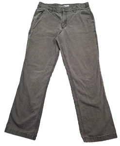Carhartt Blue Jeans Mens Sz 34x34 Straight Leg Denim Relaxed Fit Workwear Canvas - Picture 1 of 13