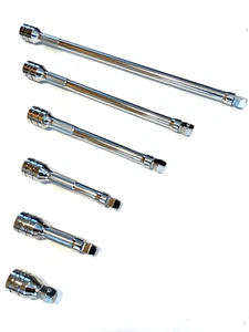 Snap On Tools 206AFXW 6 Piece 3/8” Drive Knurled Wobble Socket Extension Set NEW - Bild 1 von 8