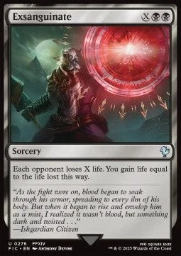 Magic/MTG Exsanguinate FIC-276 Uncommon Englisch Neu - Bild 1 von 2