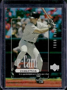 2001 Upper Deck Todd Helton e Cards #E4 Rockies - Picture 1 of 2