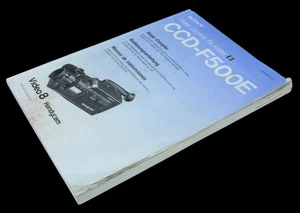 Mode d'emploi d'origine pour caméscope Sony CCD-F500E (Réf#H-617) - Photo 1 sur 2