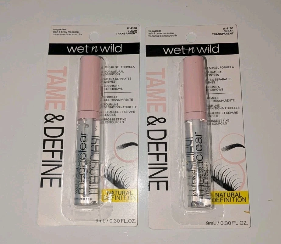 2 X Wet N Wild Clear Transparent Megaclear Lash & Brow Mascara Tame & Define - Image 1 of 1