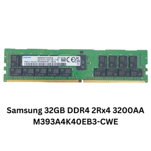Samsung 32GB DDR4 2Rx4 3200AA M393A4K40EB3-CWE RDIMM ECC - Bild 1 von 2