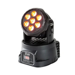 PURElight MUVY WashQ, 7x10W RGBW LED Wash Head, 80W, 45° Beam, DJ Club Bar Light - Bild 1 von 8